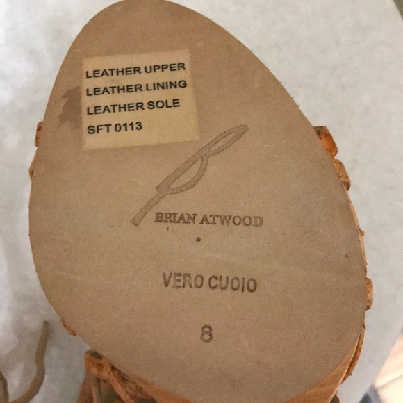 B Brian Atwood Mirante Studded Cage Sandal - Picture 9 of 9